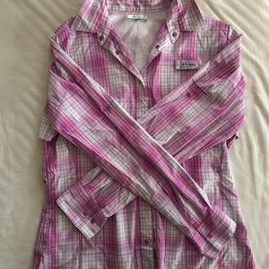 Columbia PFG Plaid Button-Up Shirt